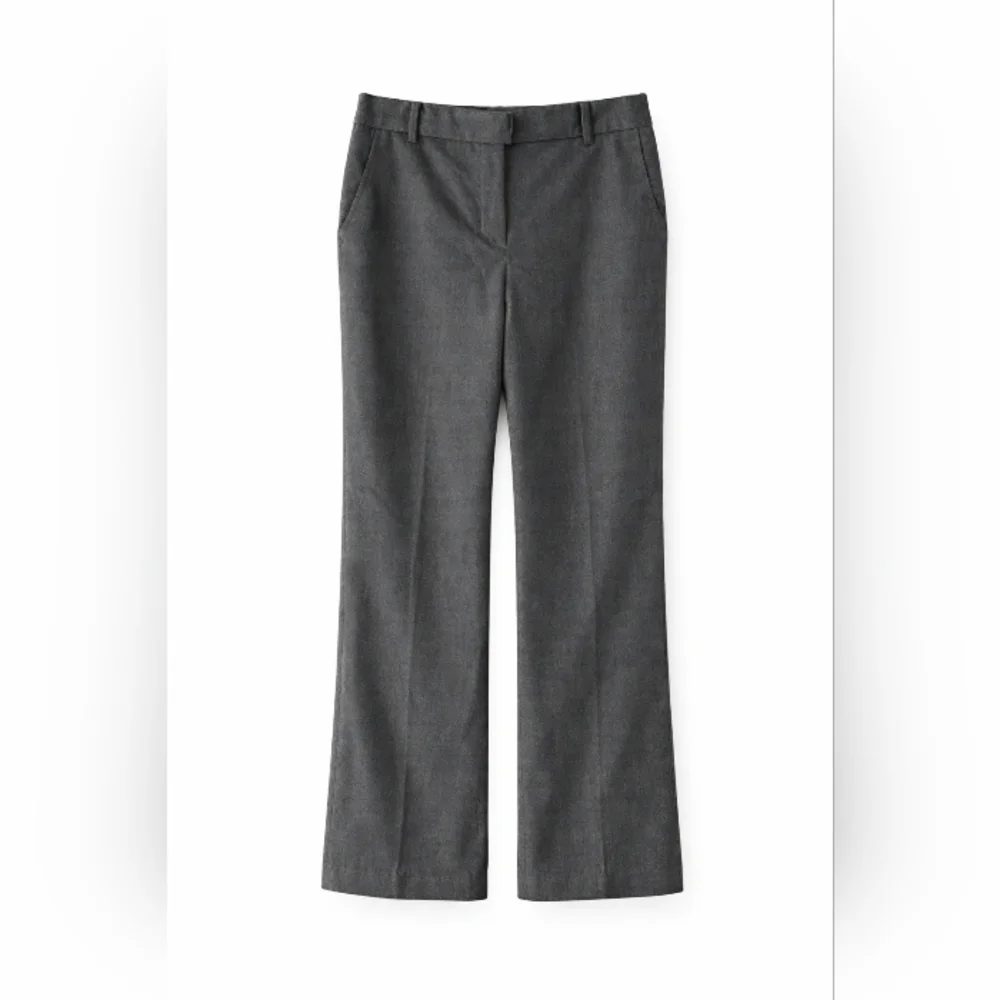 Talbots Windsor Italian Flannel Wool‎ Blend Dress Pants Women Size 10 Gray